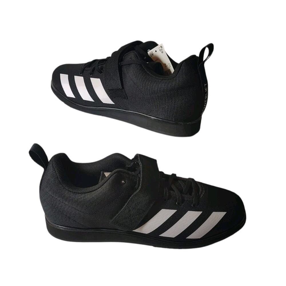 Adidas Powerlift Shoes Size 13 Mens Weightlifting Black White New Adult Gym 4 - Picture 4 of 9